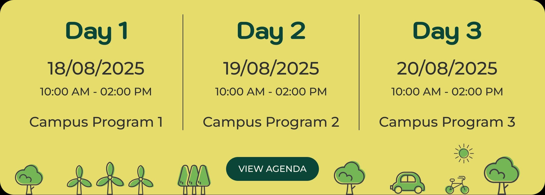 3 Days of Campus Activity
